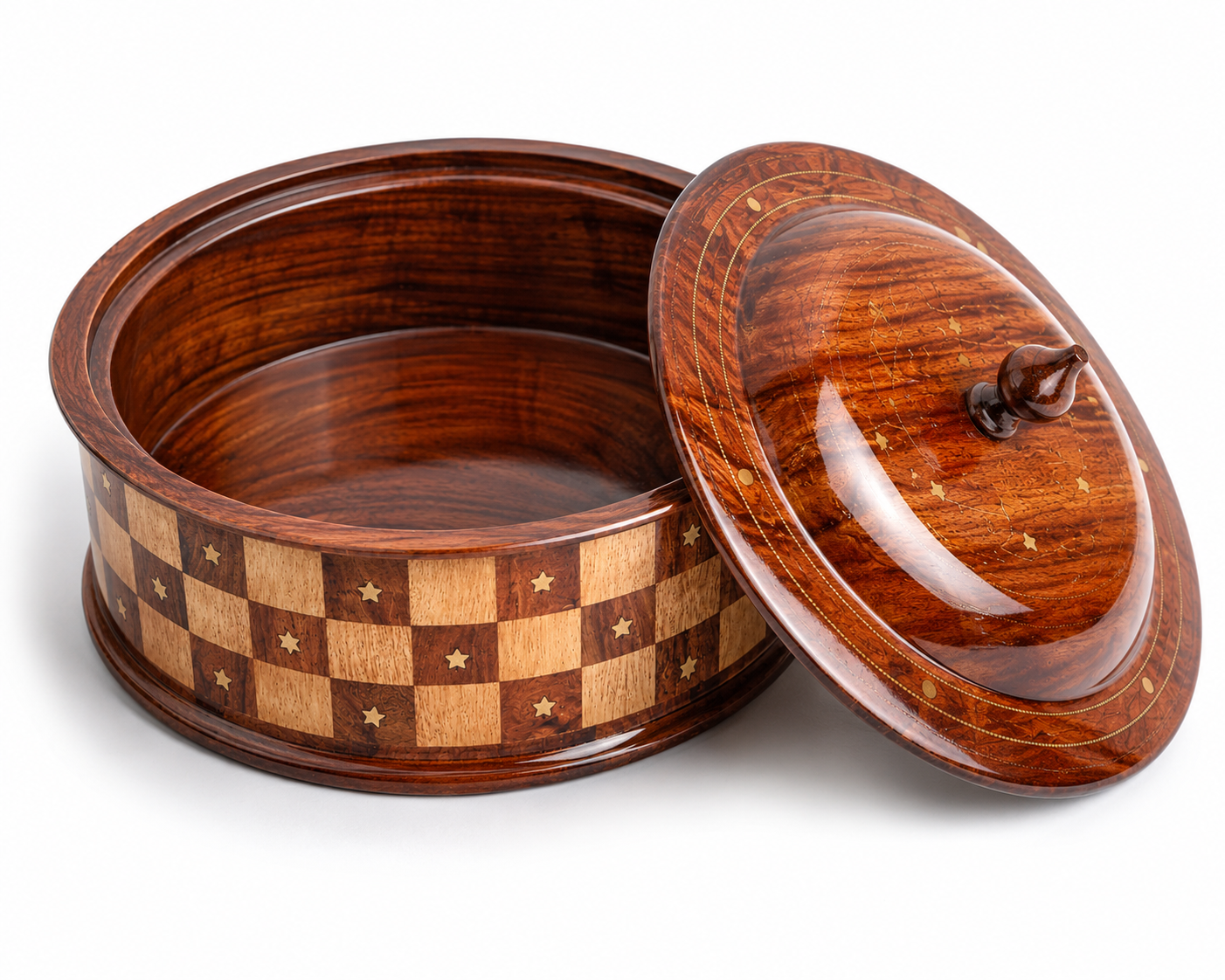 Handcrafted Wooden Hotpot