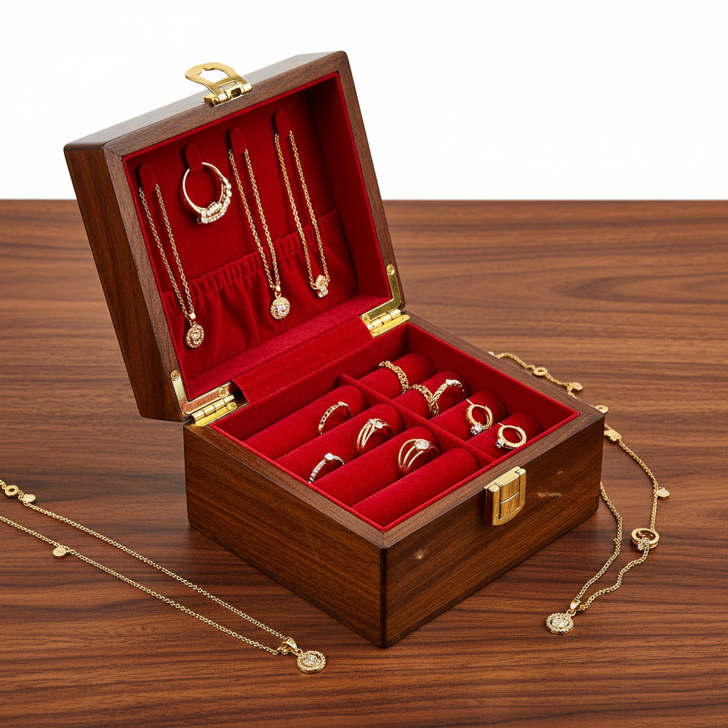 Premium Handcrafted Wooden Keepsake & Jewelry Box