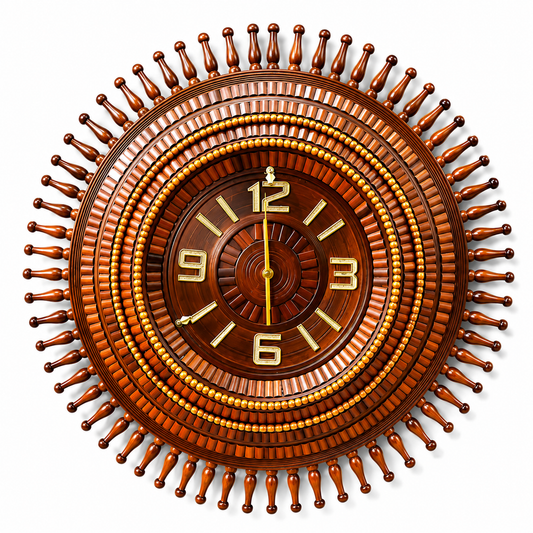 Handmade Wooden Wall Clock
