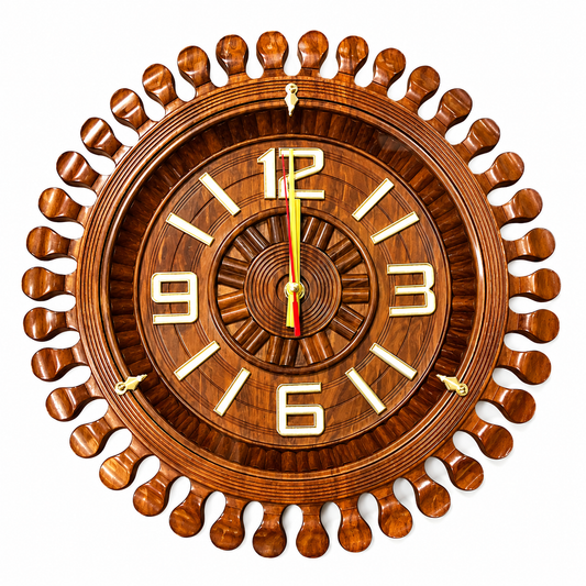 Handmade Wooden Wall Clock