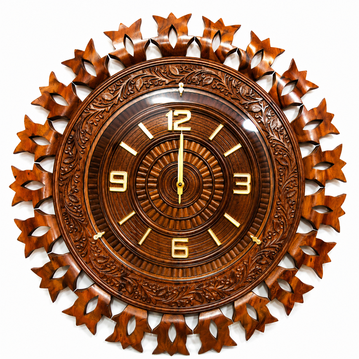 Handmade Wooden Wall Clock