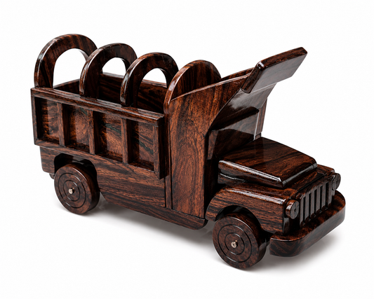 Premium Handcrafted Wooden Decorative Truck