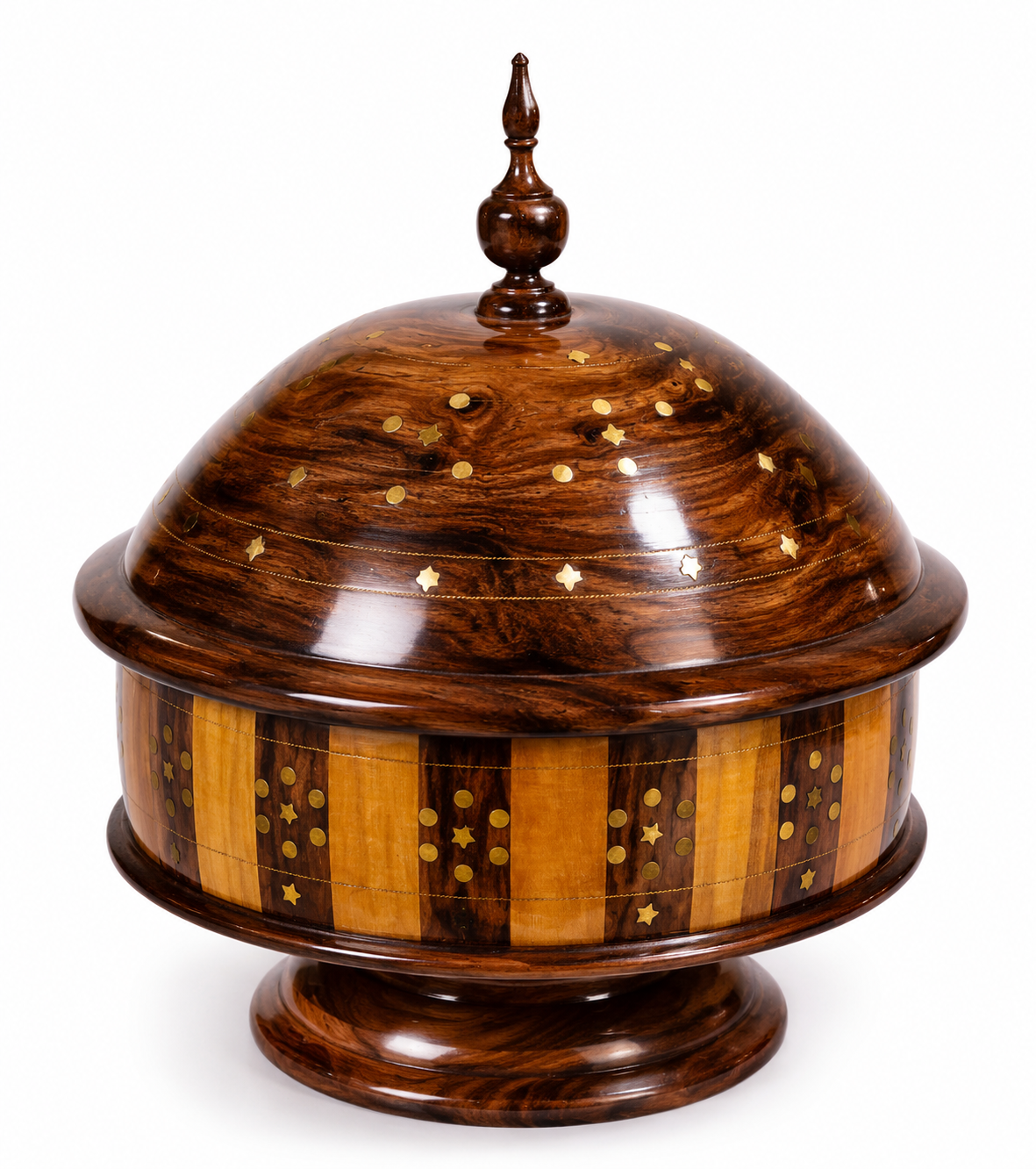 Handcrafted Wooden Roti Hot Pot – Premium Insulated Bread Keeper with Lid for Kitchen & Dining