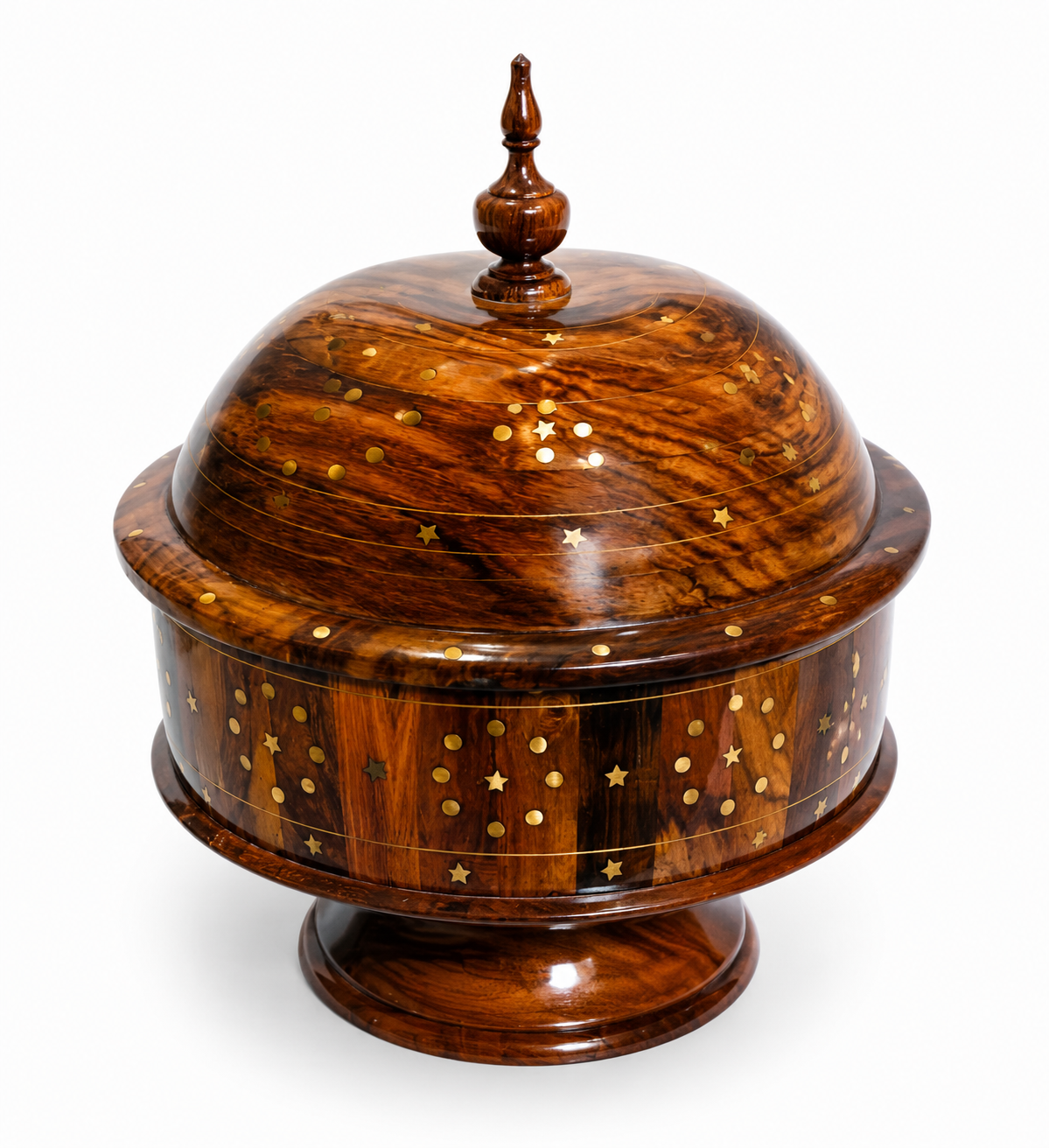 Handcrafted Wooden Roti Hot Pot – Premium Insulated Bread Keeper with Lid for Kitchen & Dining