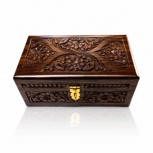 Premium Handcrafted Wooden Keepsake & Jewelry Box