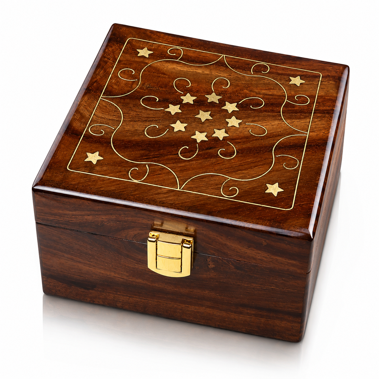 Premium Handcrafted Wooden Keepsake & Jewelry Box