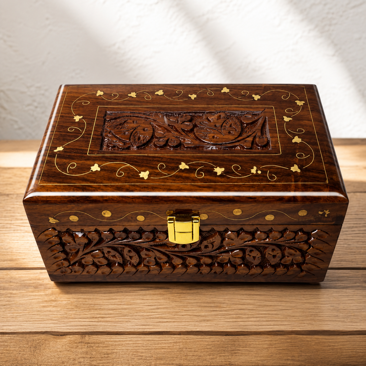 Premium Handcrafted Wooden Keepsake & Jewelry Box