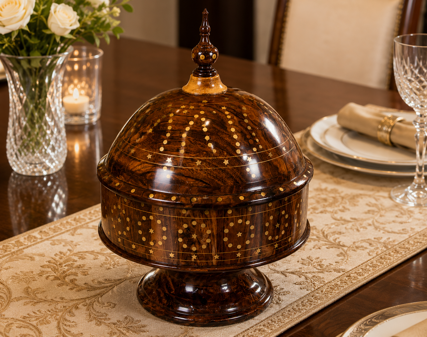 Handcrafted Wooden Roti Hot Pot – Premium Insulated Bread Keeper with Lid for Kitchen & Dining (Copy) (Copy) (Copy)
