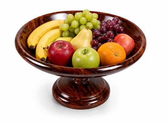 Handcrafted Wooden Fruit Bowl