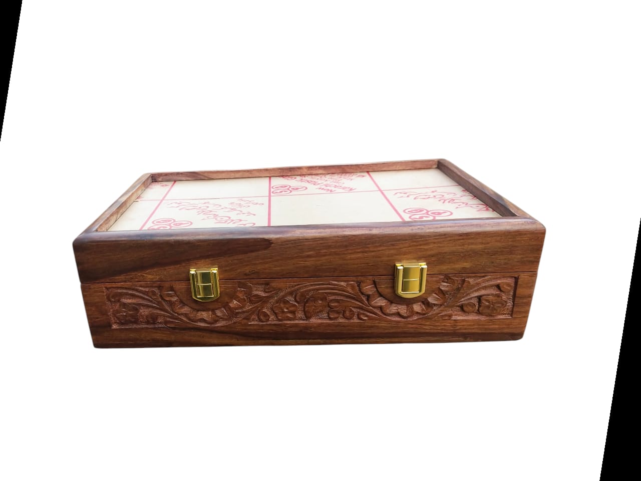 Handcrafted Wooden Watch Box – 10 Slot Luxury Watch Storage Case with Soft Velvet Interior