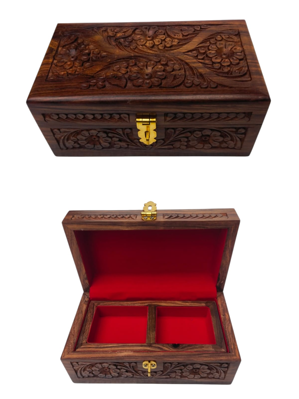 Premium Handcrafted Wooden Keepsake & Jewelry Box