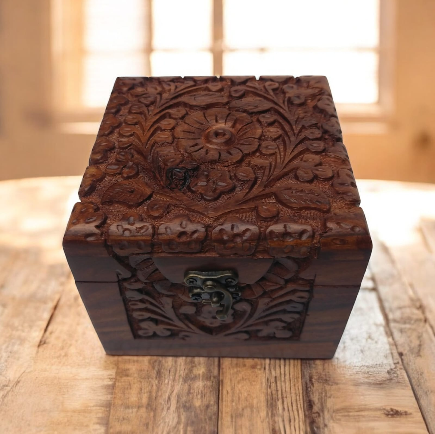 Handcrafted Wooden Keepsake Box (Copy)