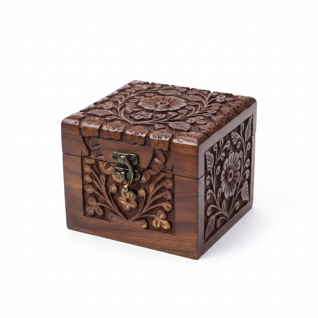 Handcrafted Wooden Keepsake Box (Copy)